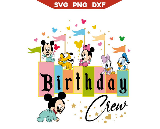 Magic Baby Minnie Birthday Crew Svg Png
