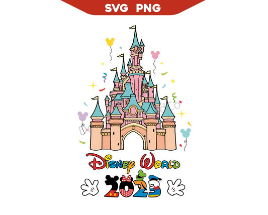 Magic Kingdom Svg, Disney World Girl Svg Png
