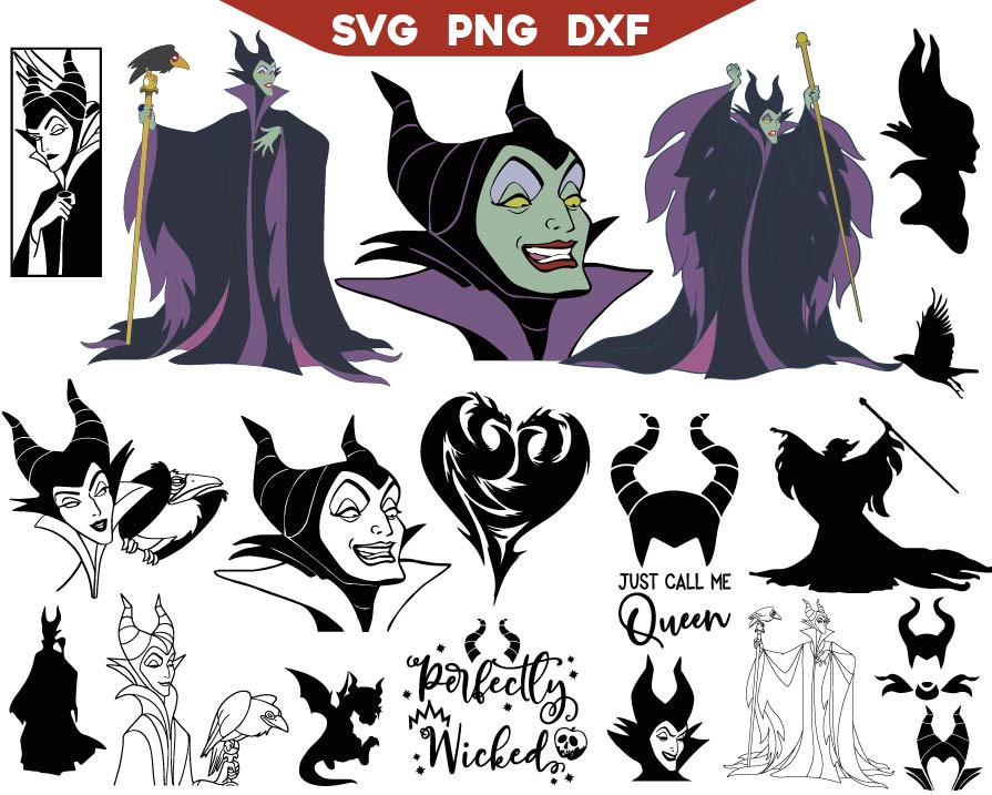 Maleficent Villain Svg Bundle