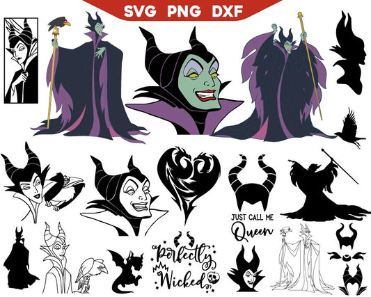 Maleficent Villain Svg Bundle