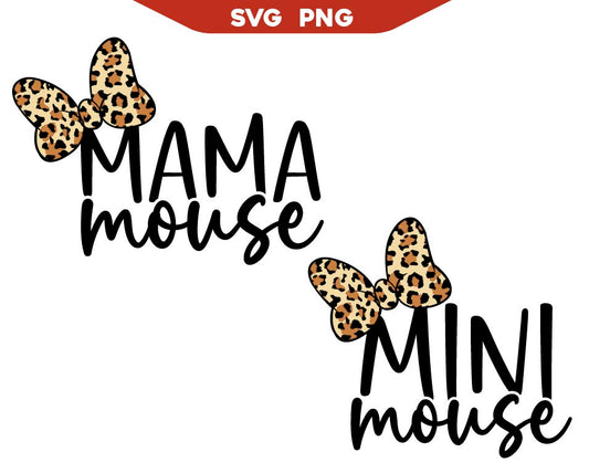 Mama Mouse Safari Svg Mini Mouse Svg Png
