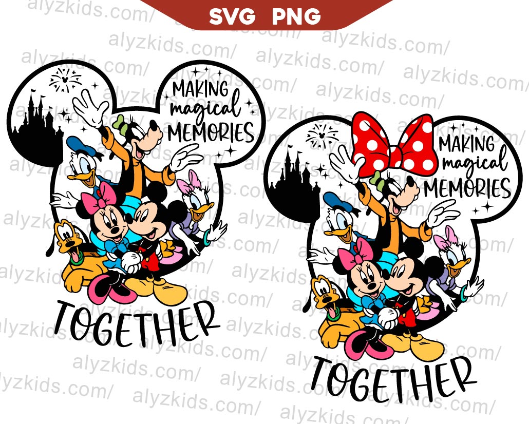 Mickey Friends Making Magical Memories Svg, Mouse Trip Png