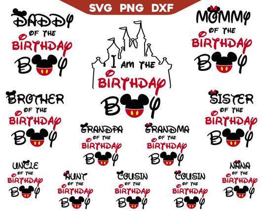 Mickey Happy Birthday Svg Png