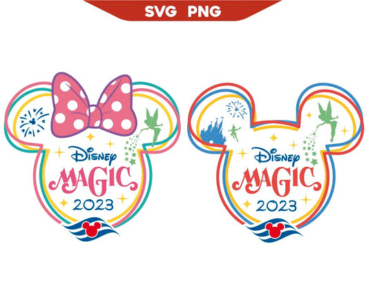 Mickey Magic Svg, Mouse Cruise Trip Png