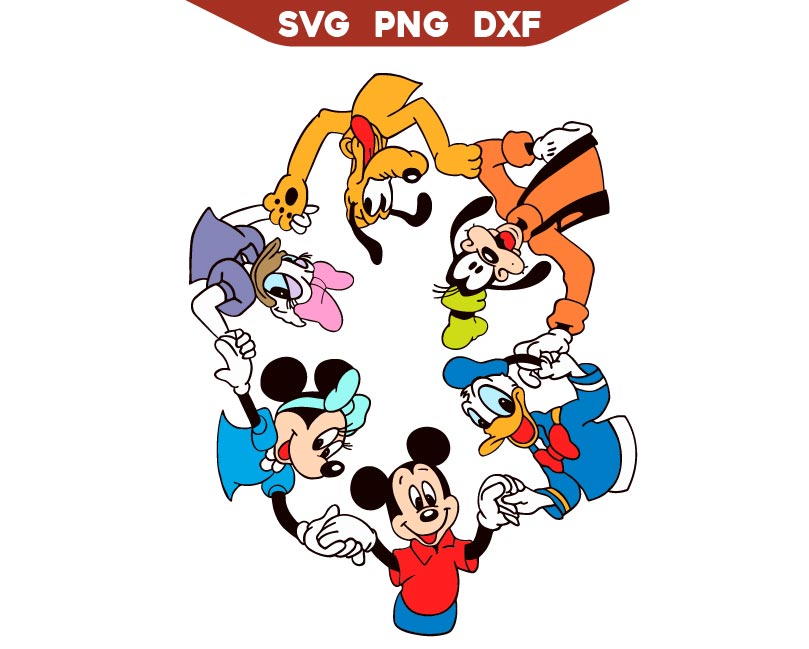 Mickey Making Memories Svg Png, Mickey Friends Squad Svg