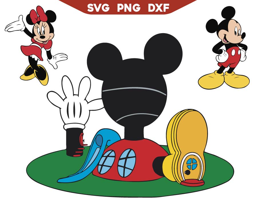 Mickey Mouse Clubhouse Svg