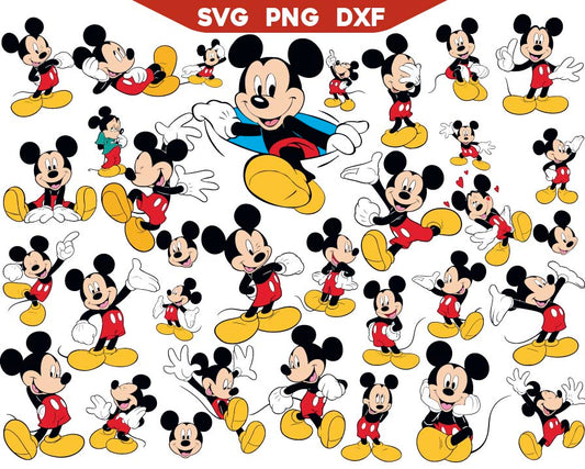 Mickey Mouse Svg Bundle