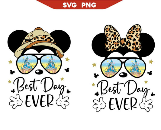 Mickey Safari Best Day Ever Svg, Mouse Wild Life Svg