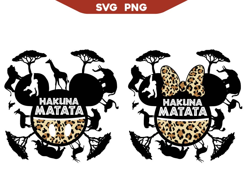 Mickey Safari Svg, Animal Kingdom Svg Png