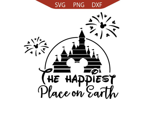 Mickey The Happiest Place On Earth Svg 