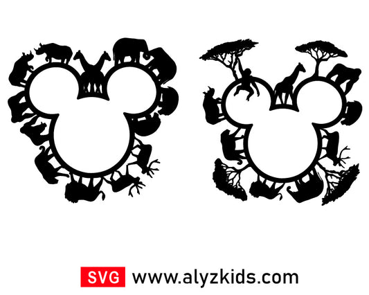 Mickey Animal Kingdom Svg Free, Disney Safari Svg Free