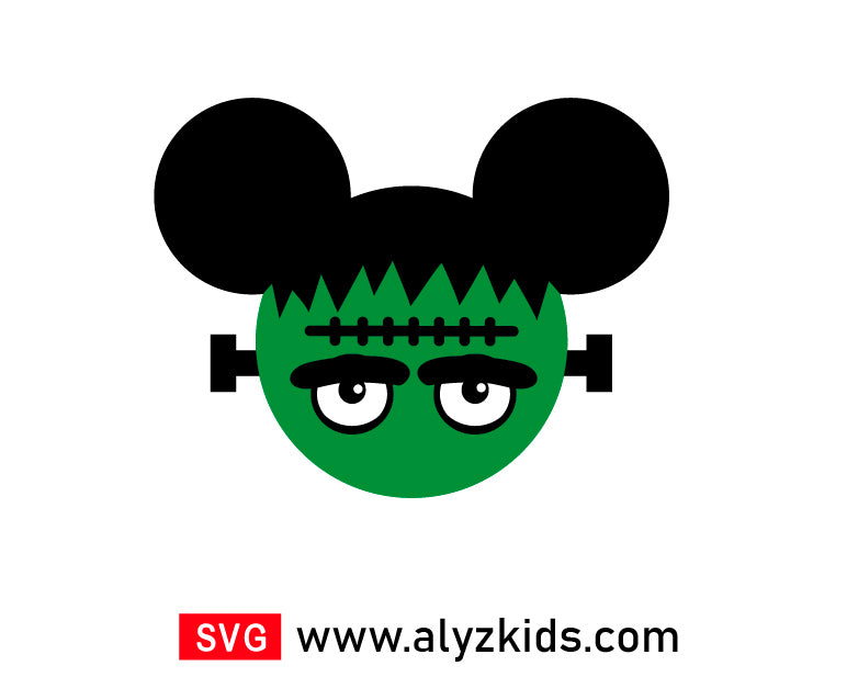 Mickey Frankenstein Svg Free, Disney Halloween Svg Free