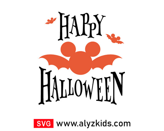 Mickey Happy Halloween Svg Free, Disney Halloween Svg Free