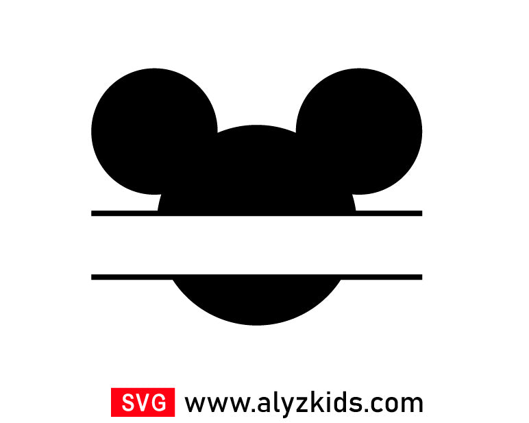 Mickey Monogram Svg Free, Disney Mouse Svg Free
