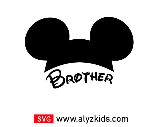 Mickey Mouse Brother Svg Free, Disney Svg Free