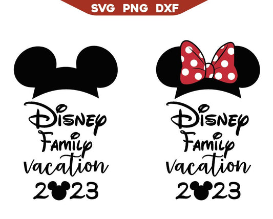 Mini Miki Vacation Svg Png