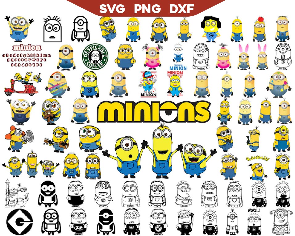 Minions Svg Bundle – AlyzKids