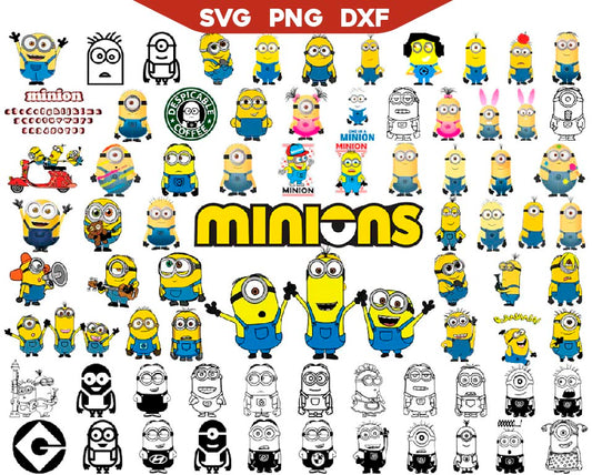 Minions Svg Bundle