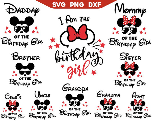 Minnie Birthday Girl Svg Bundle