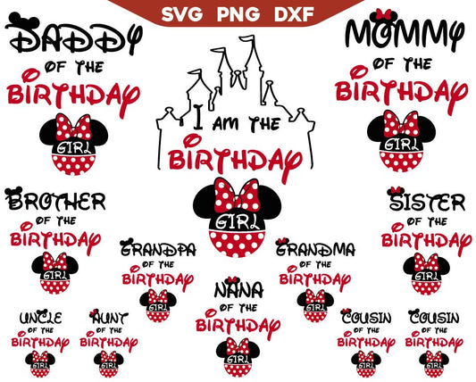 Minnie Happy Birthday Girl Svg Png