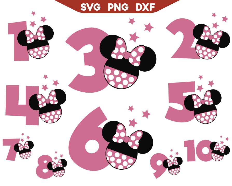 Minnie Is Turning Age Svg, Minnie Birthday Girl Svg
