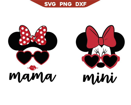 Minnie Mama Svg, Mouse Mini Svg Png