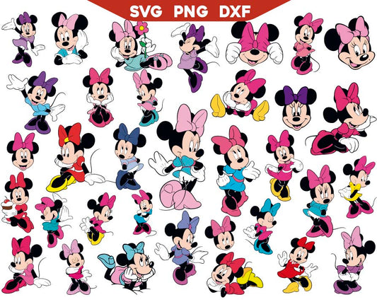 Minnie Mouse Svg Bundle