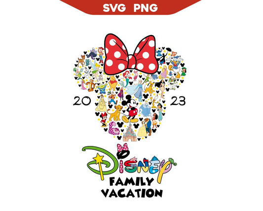 Minnie Trip Svg, Disney Family Vacation Svg Png