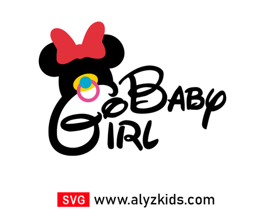 Minnie Birthday Baby Girl Svg Free, Disney Birthday Svg Free