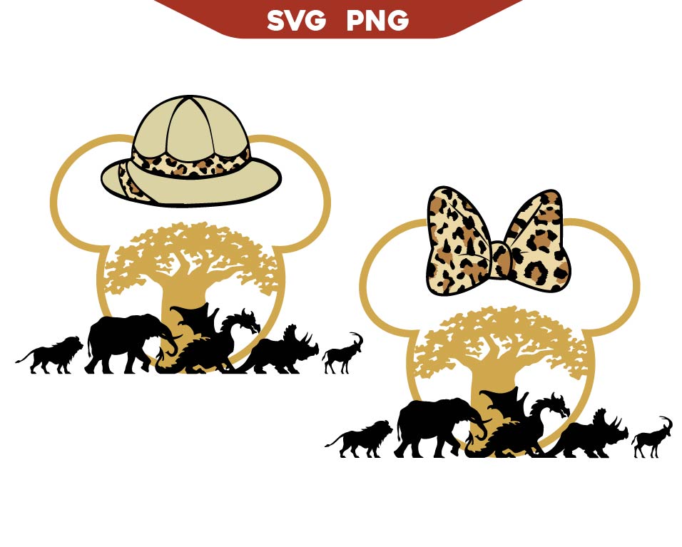 Mouse Animal Kingdom Gold Svg Png