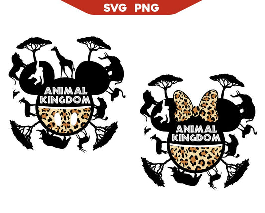 Mouse Animal Kingdom Svg, Safari Family Vacation Svg