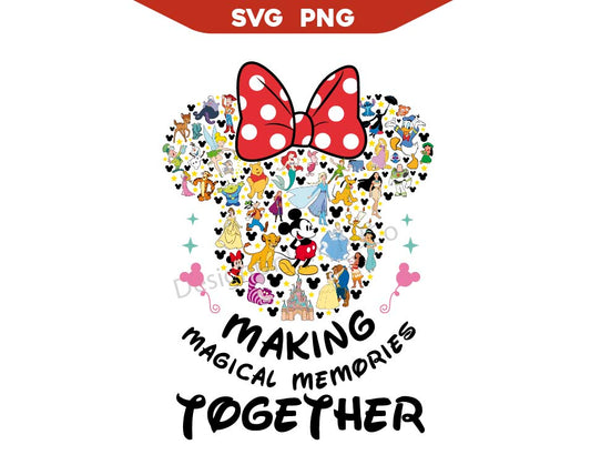Mouse Making Magical Memories Together Svg Png