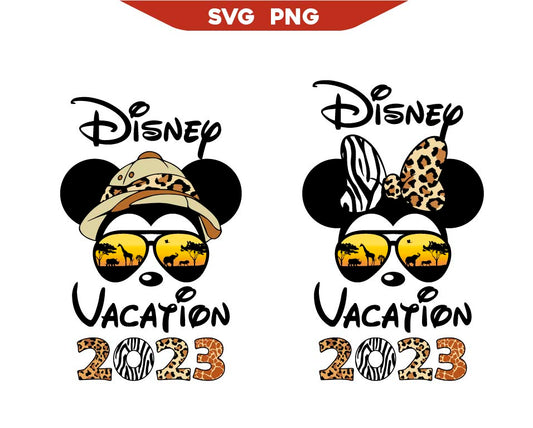 Mouse Safari Vacation Svg, Mickey Animal Kingdom Svg