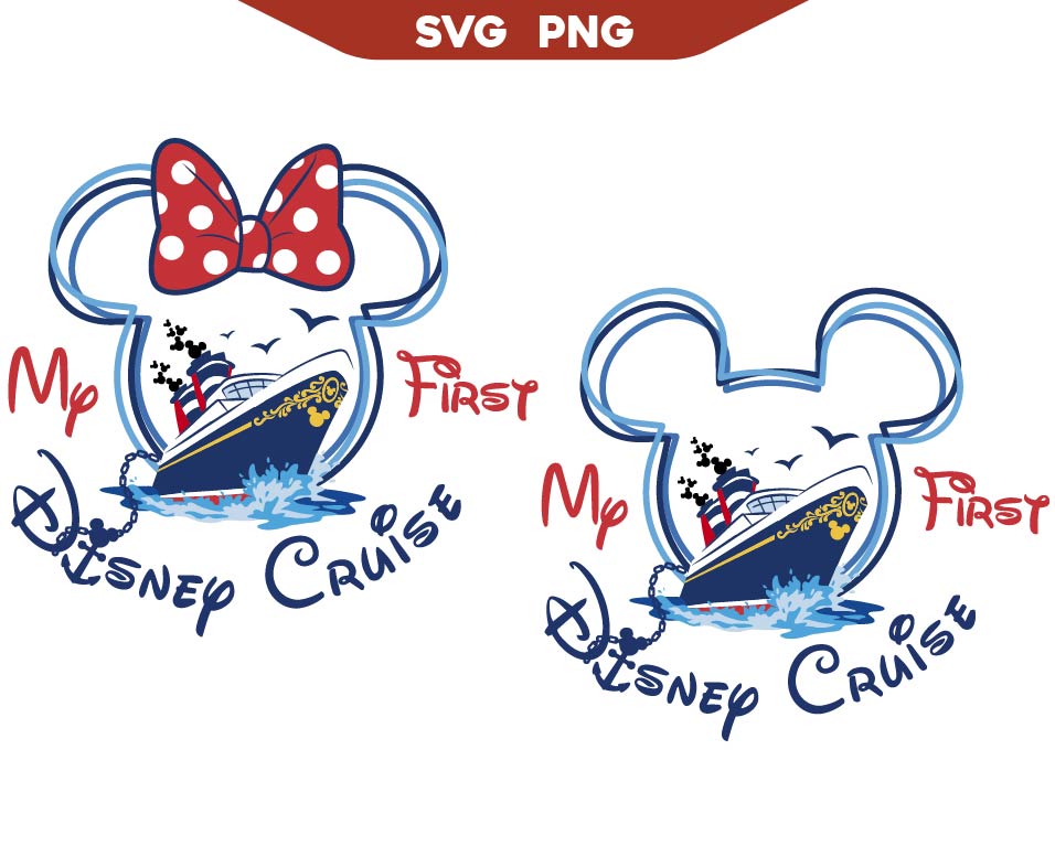 My First Disney Cruise Svg, Mouse Cruise Svg
