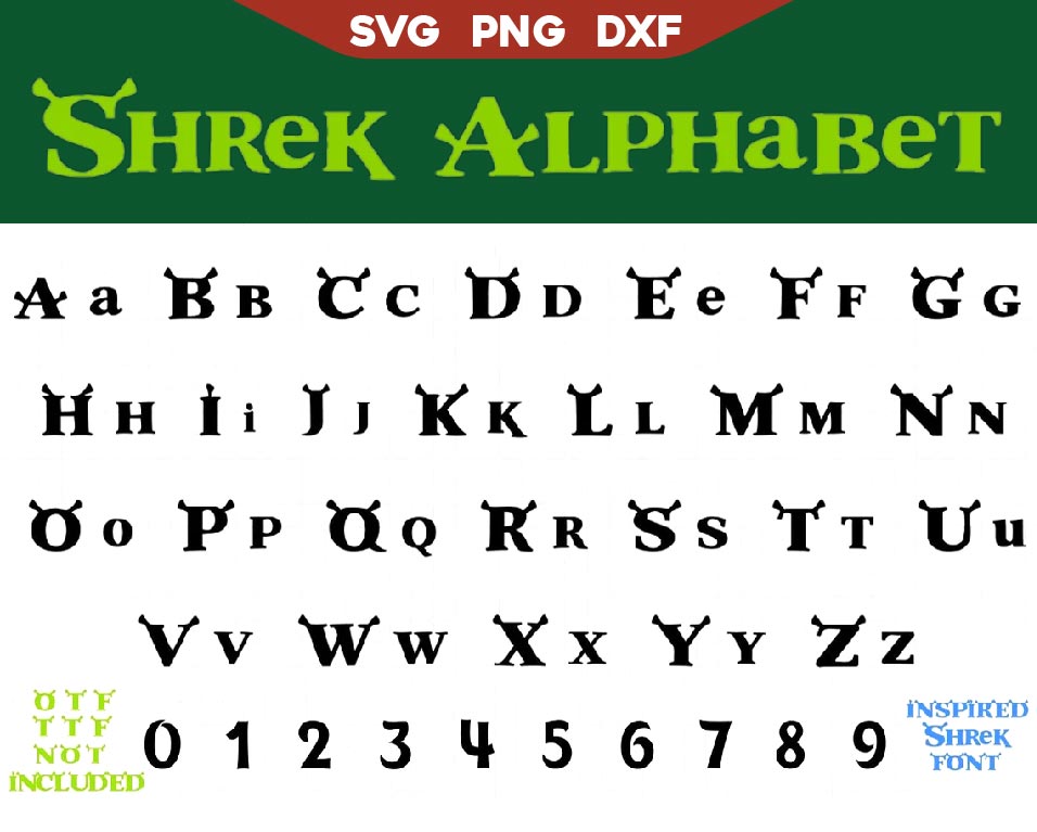 Ogre Font Svg Bundle