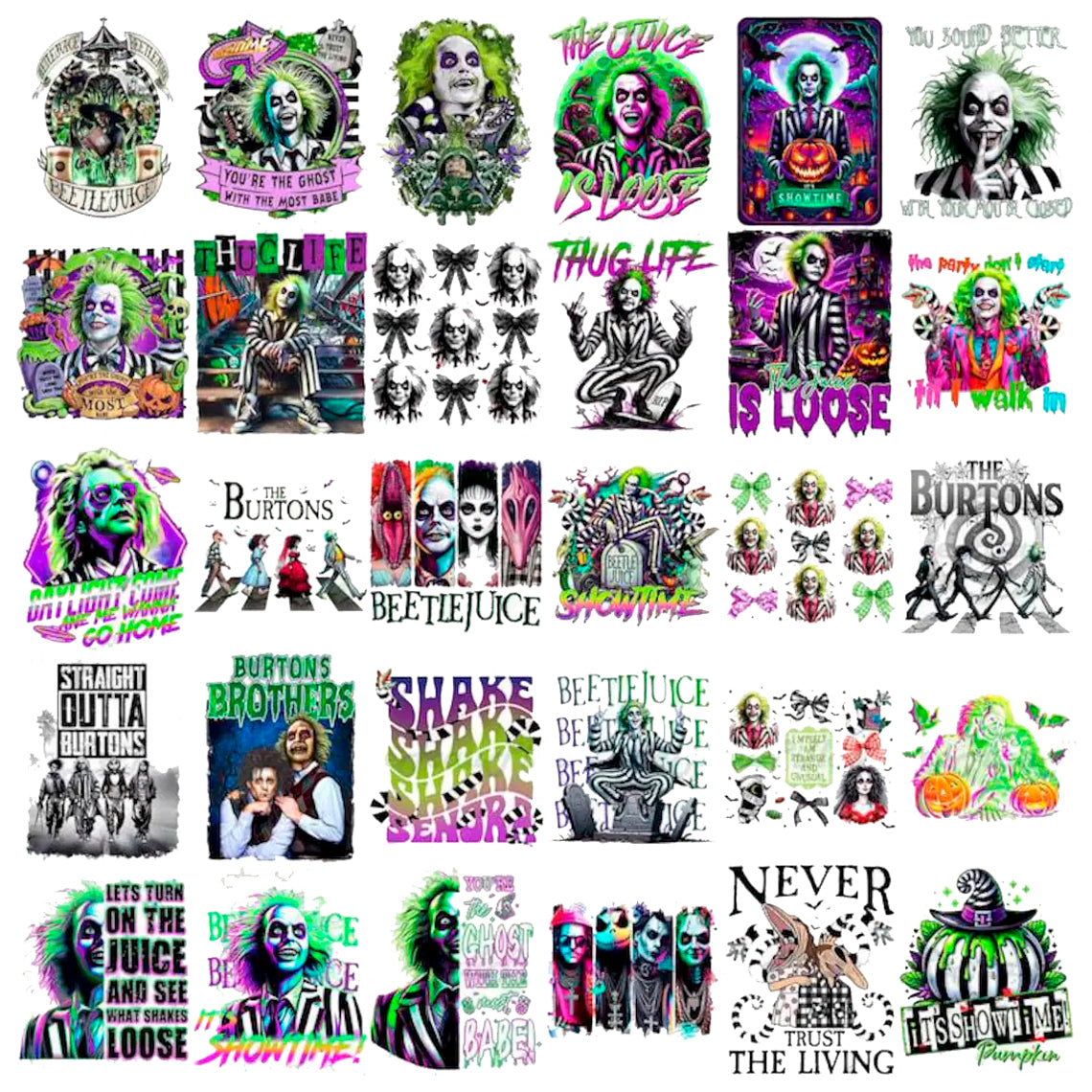 PackBeetlejuicePngDesign_TheBurtonsPng_HorrorMoviePng_2