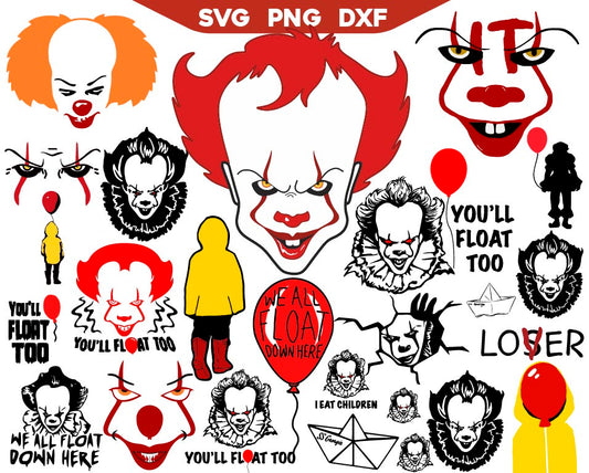 Pennywise Svg Bundle