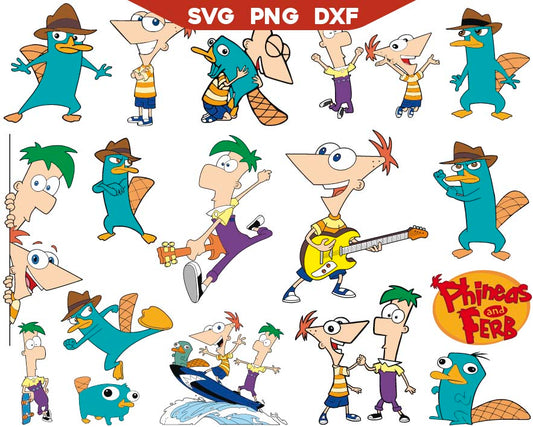 Phineas And Ferb Svg Bundle