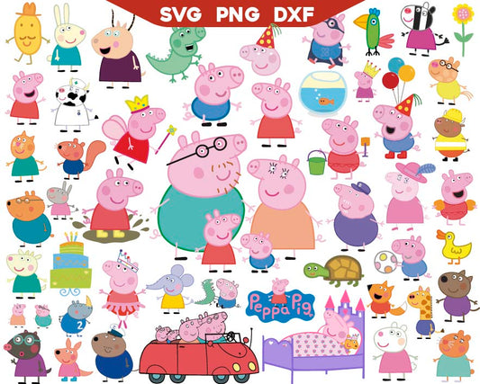 Pig Svg Bundle, Funny Little Pigs Svg