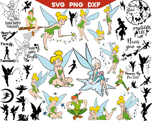 Princess Tinker Bell Svg Bundle