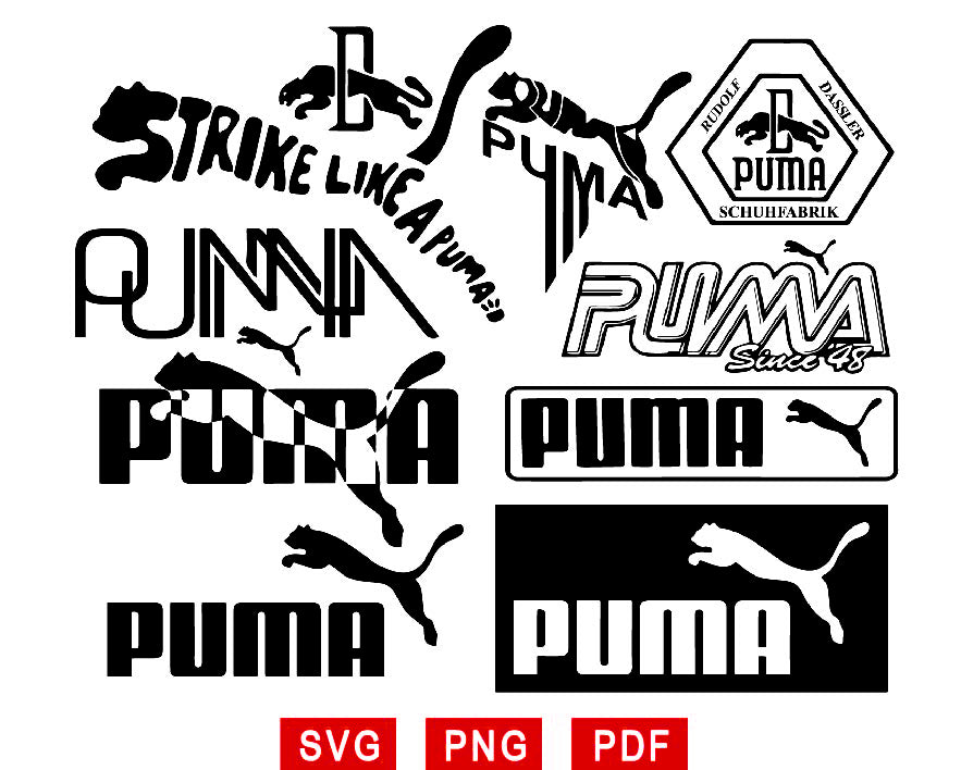 Puma Logo Svg, Shoes Logo Brands Svg Png, Luxury Brands Svg