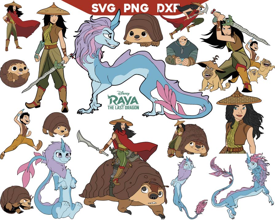 Raya and The Last Dragon Svg Bundle