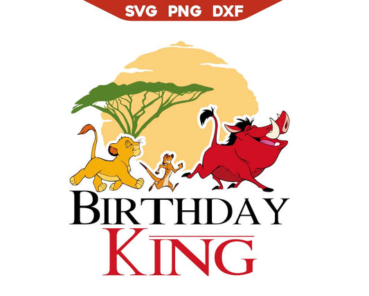 Safari Birthday King Svg Png