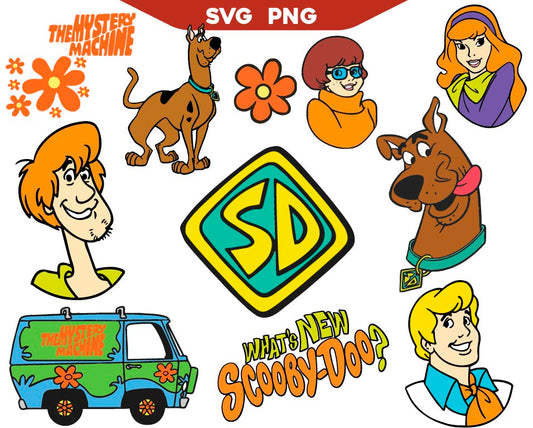 Scooby Doo Design Svg Bundle