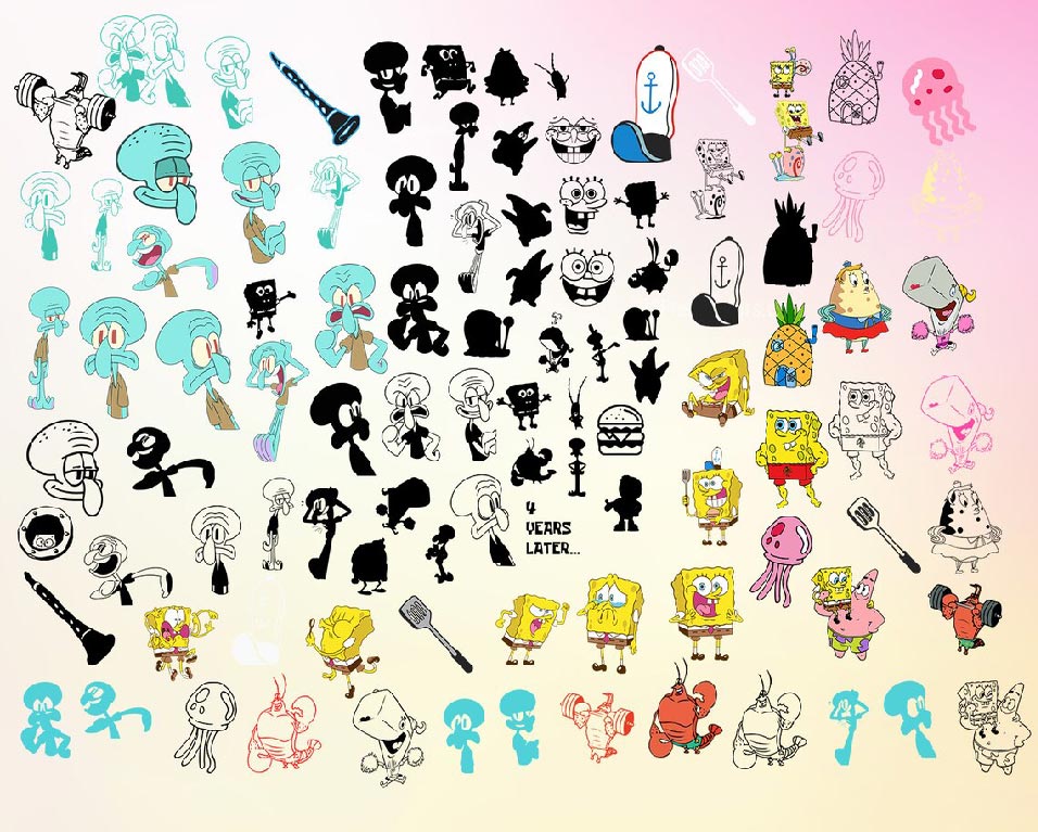 Sponge Svg Pack