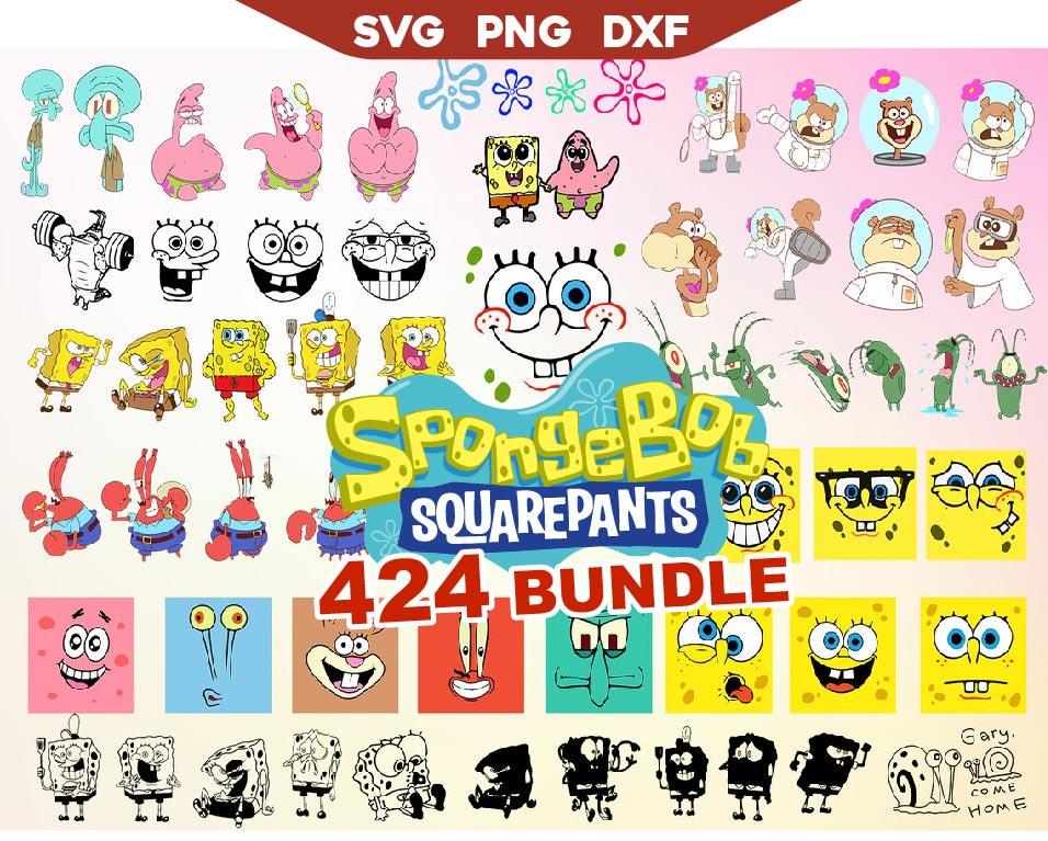 Squarepants Svg Bundle