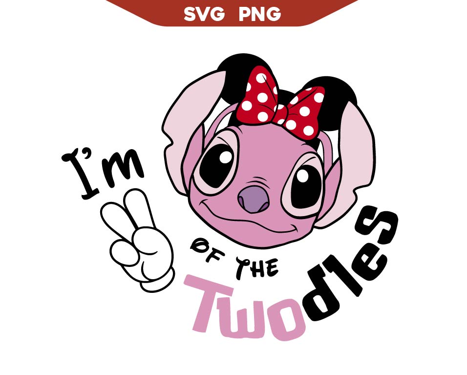 Stitch Girl Birthday Twodles Svg Png