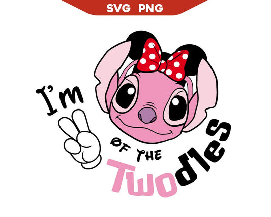Stitch Girl Birthday Twodles Svg Png