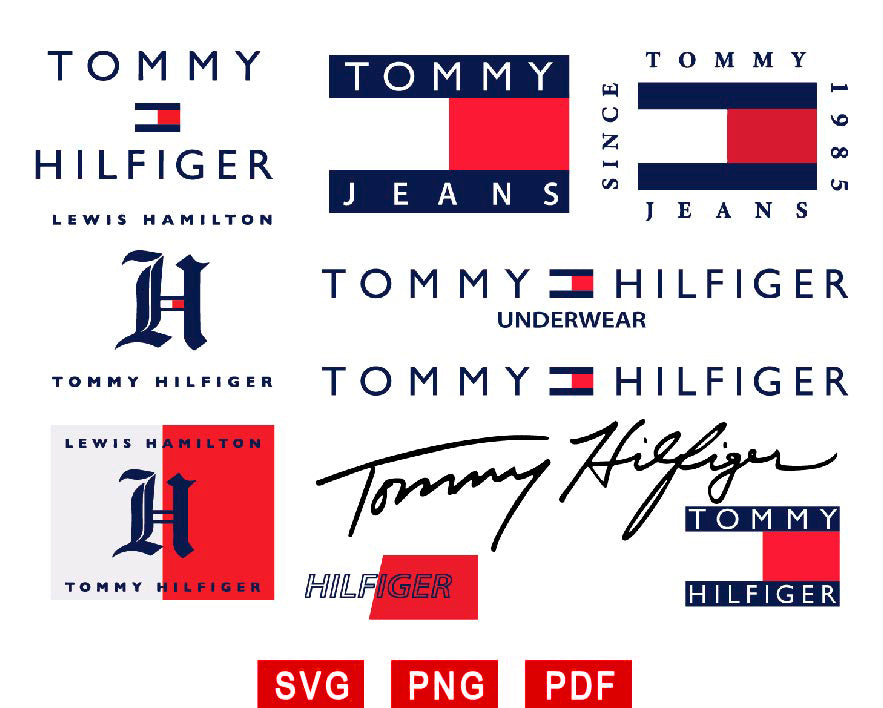 Tommy Hilfiger Logo Svg, Luxury Brands Svg Png, Brand Logo Svg Design