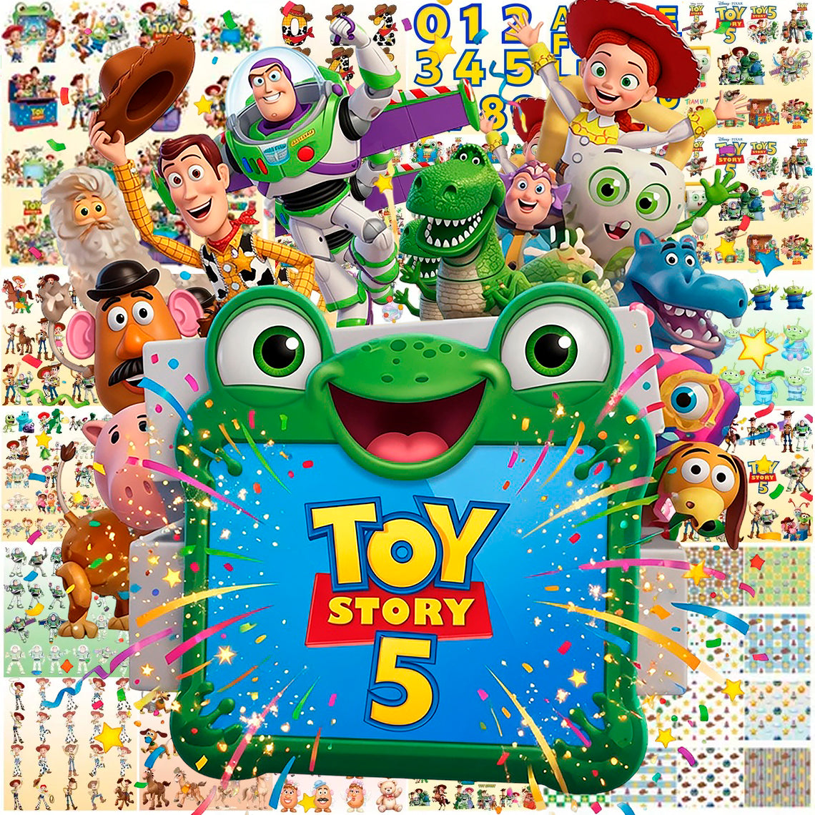 Toy Story 5 Characters Png Bundle, Buzz Lightyear Png, Woody And Friends Png Shirts 1